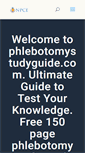 Mobile Screenshot of phlebotomystudyguide.com